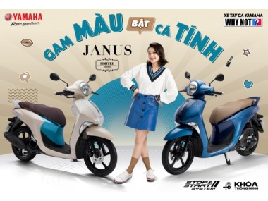 Janus phiên bản giới hạn (Girls version) thay màu mới độc đáo