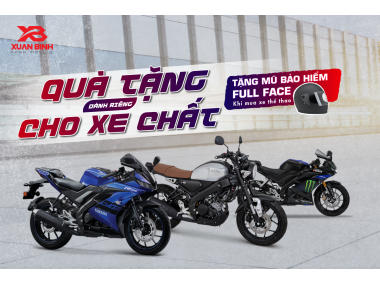 TẶNG MŨ BẢO HIỂM FULLFACE CỰC CHẤT DÀNH RIÊNG CHO XE THỂ THAO YAMAHA